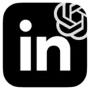 Power of ChatGPT directly in LinkedIn - Chrome Extension Logo