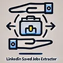 LinkedIn Saved Jobs Extractor - Chrome Extension Logo