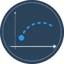 MathGPT Projectile Motion Calculator - Chrome Extension Logo