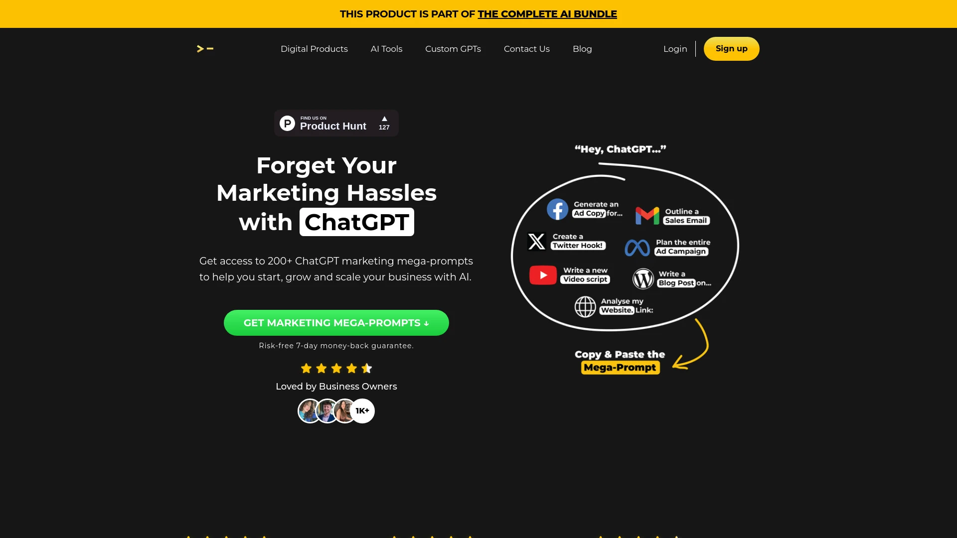 200+ ChatGPT Mega-Prompts for Marketing - AI Tool Ocean