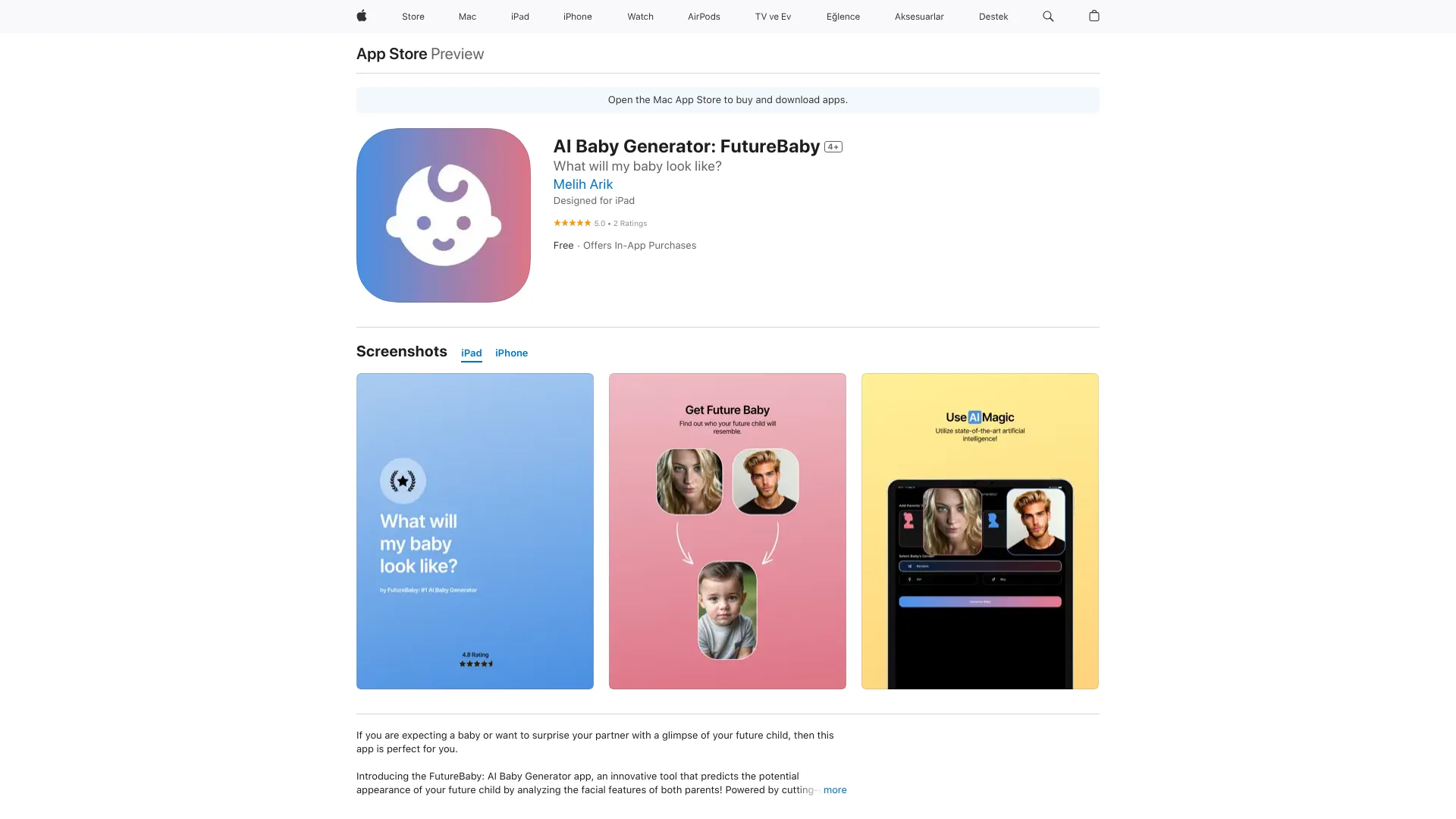 AI Baby Generator: FutureBaby - AI Tool Ocean