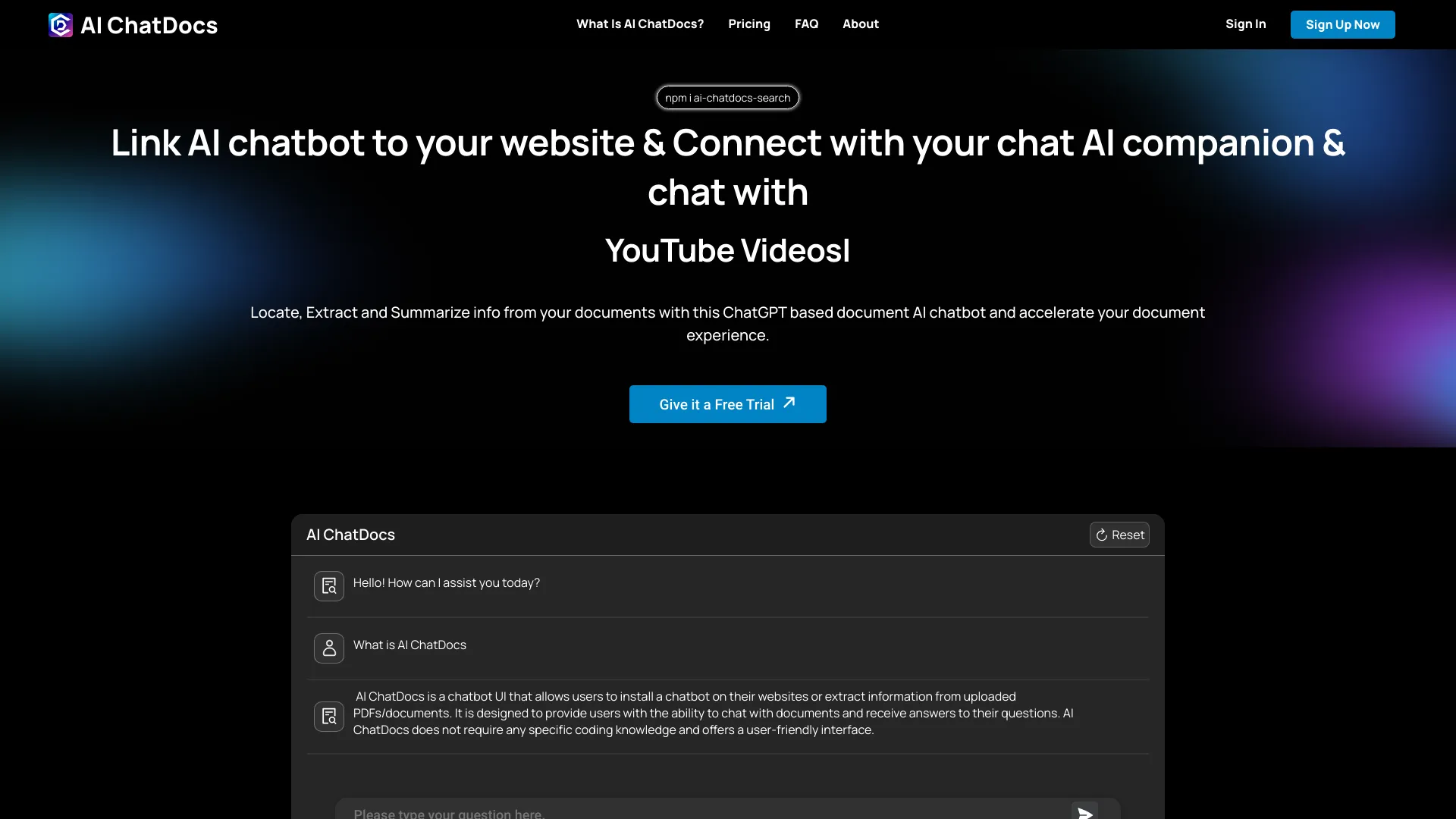 AI ChatDocs - AI Tool Ocean