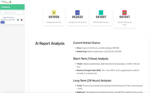 AI Crypto Price Notifier - Chrome Extension - AI Tool Ocean