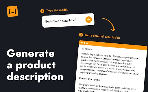 AI Description Generator - Chrome Extension - AI Tool Ocean