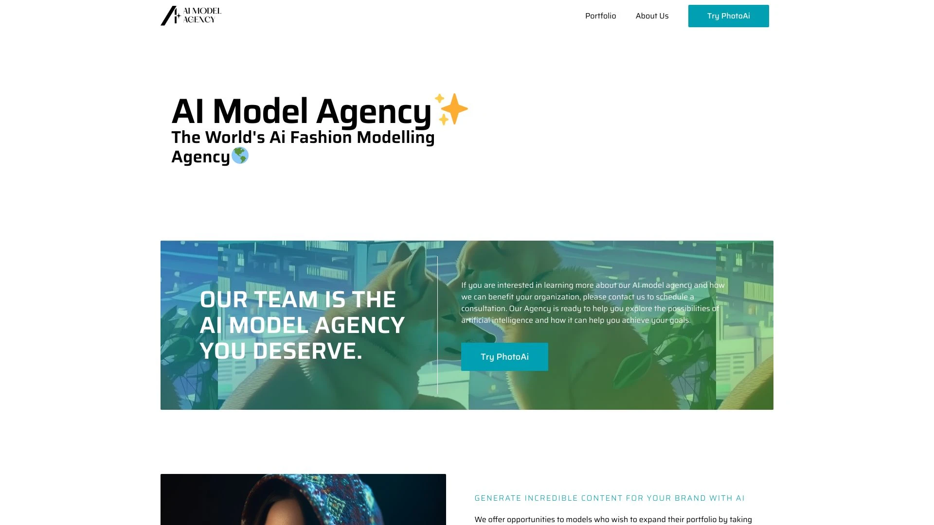 AI Model Agency - AI Tool Ocean