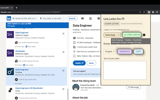 AI-Powered Job Search Automation for LinkedIn - Chrome Extension - AI Tool Ocean