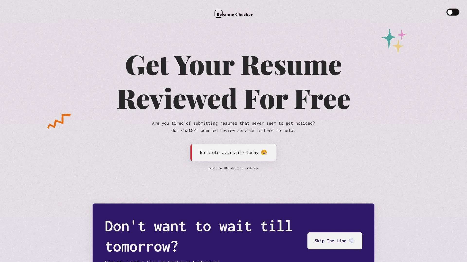 AI Powered Resume Checker - AI Tool Ocean
