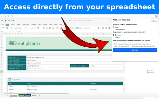 AI Sheets Assistant - Chrome Extension - AI Tool Ocean