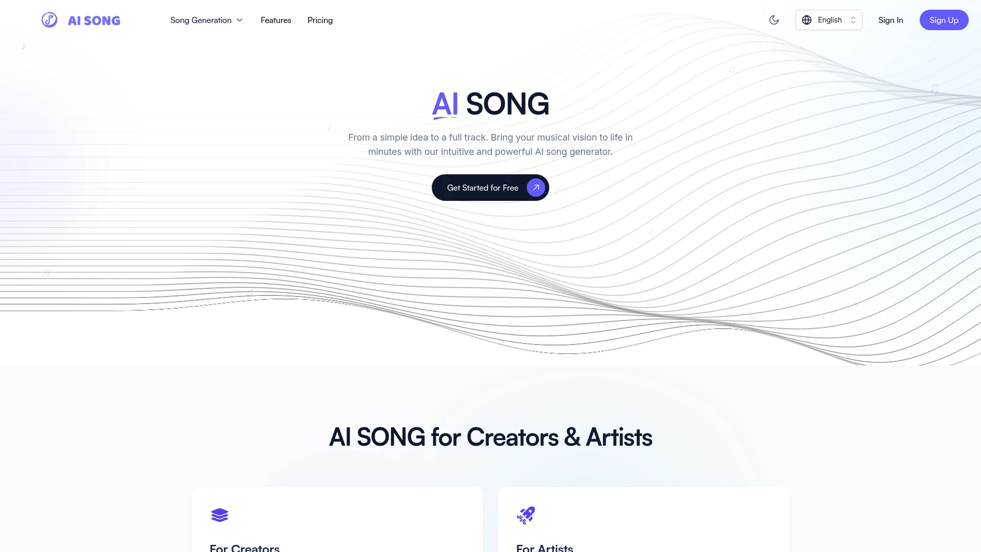 AI Song - AI Tool Ocean