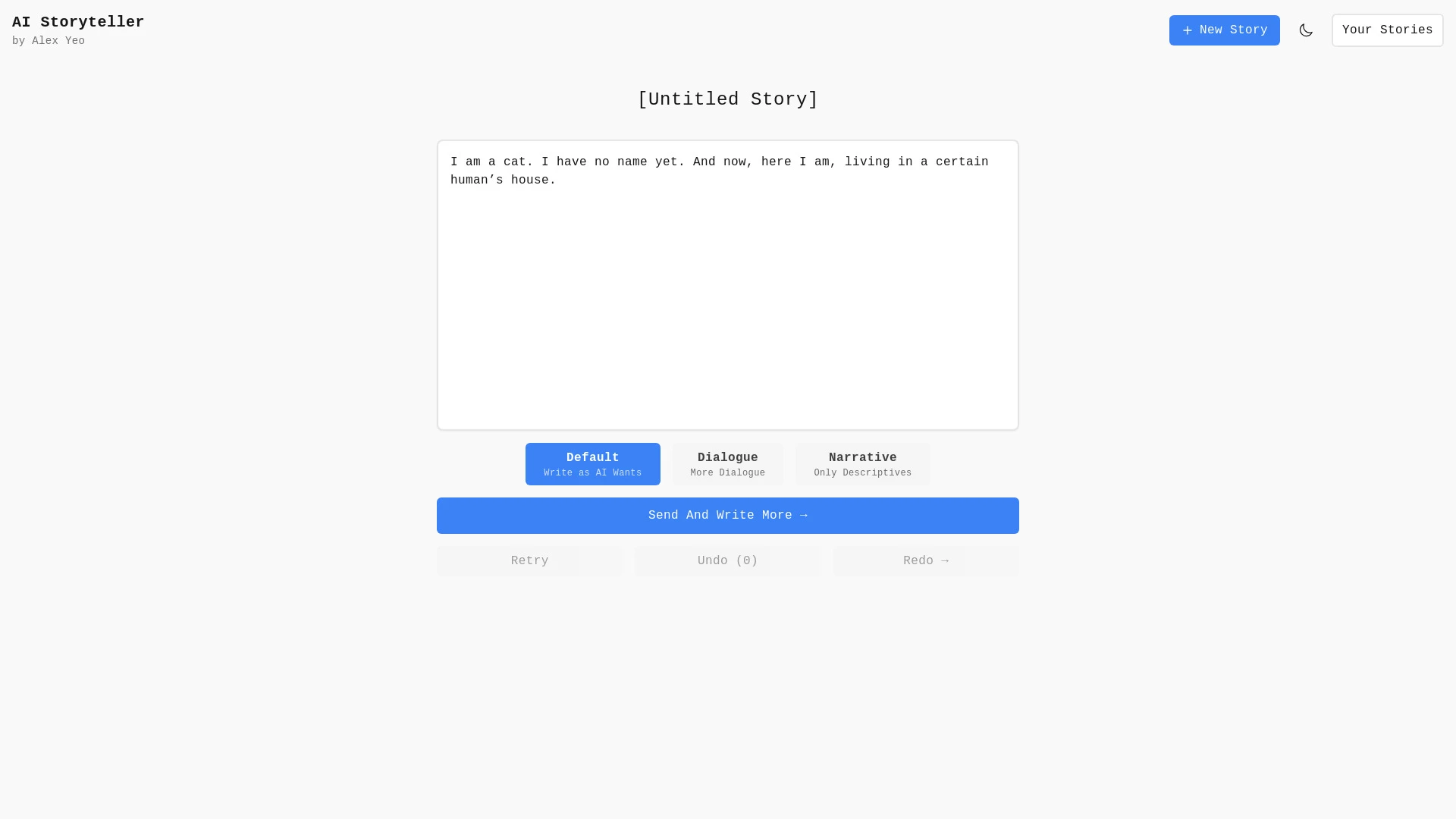 AI Storyteller - AI Tool Ocean