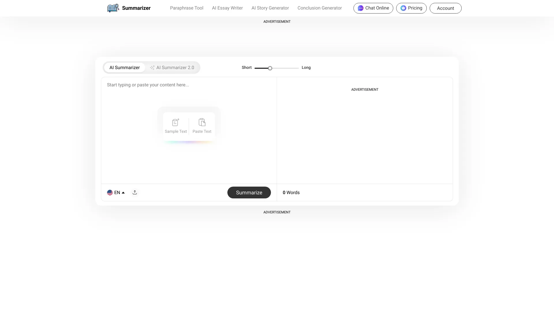 AI Summarizer - AI Tool Ocean