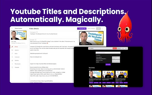 AI YouTube Title & Description Generator - Chrome Extension - AI Tool Ocean