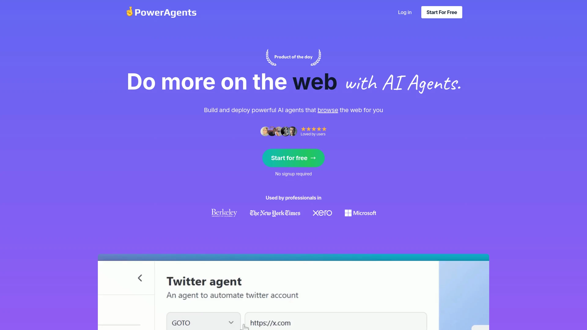 AIAgent.surf | PowerAgents - AI Tool Ocean