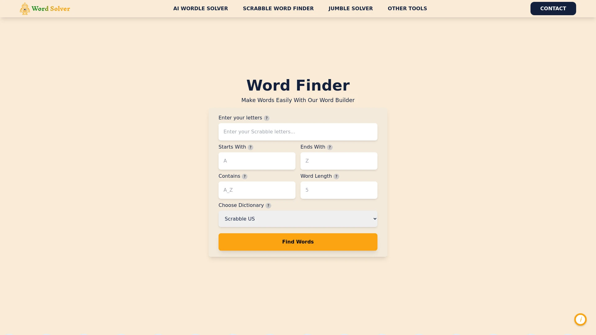 AIWordSolver - AI Tool Ocean