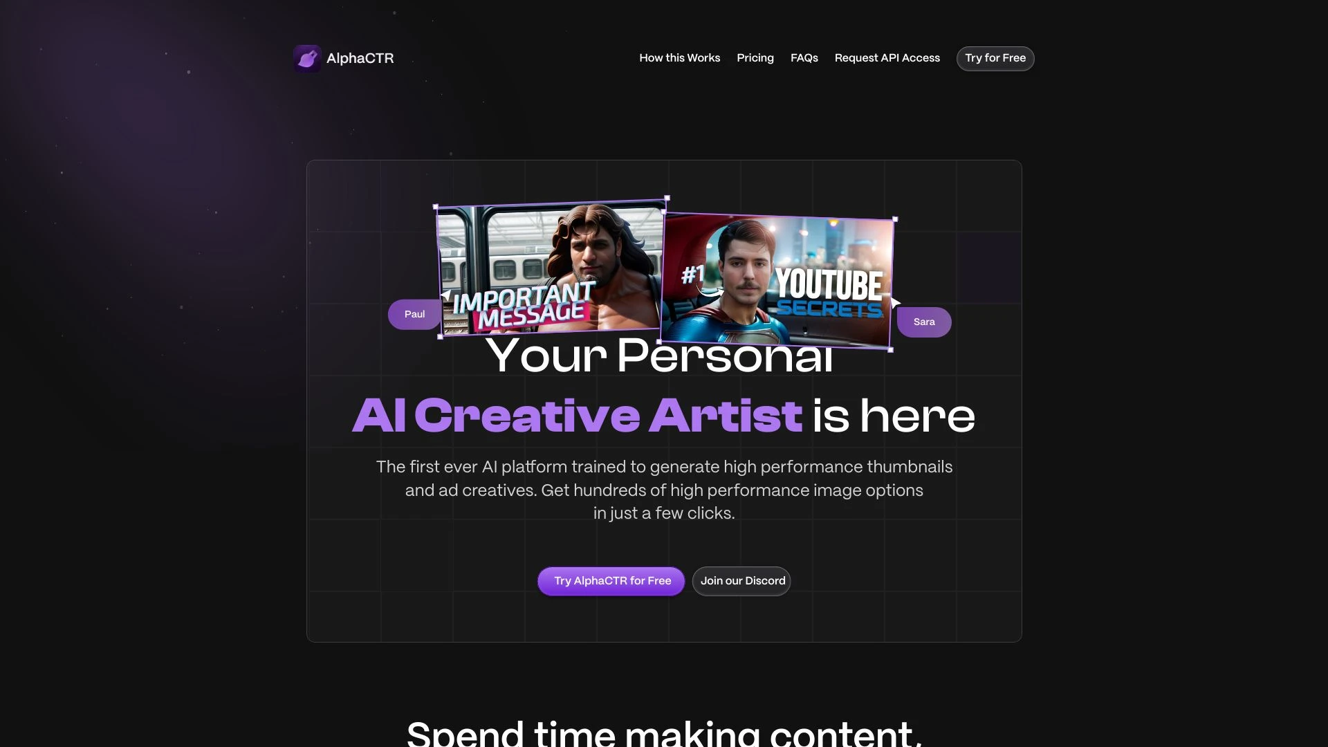 AlphaCTR - AI Tool Ocean