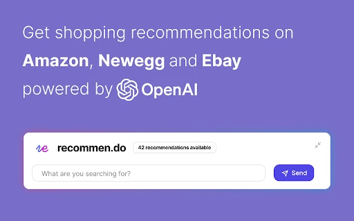 Amazon, Newegg, Ebay Shopping Recommendation - Chrome Extension - AI Tool Ocean