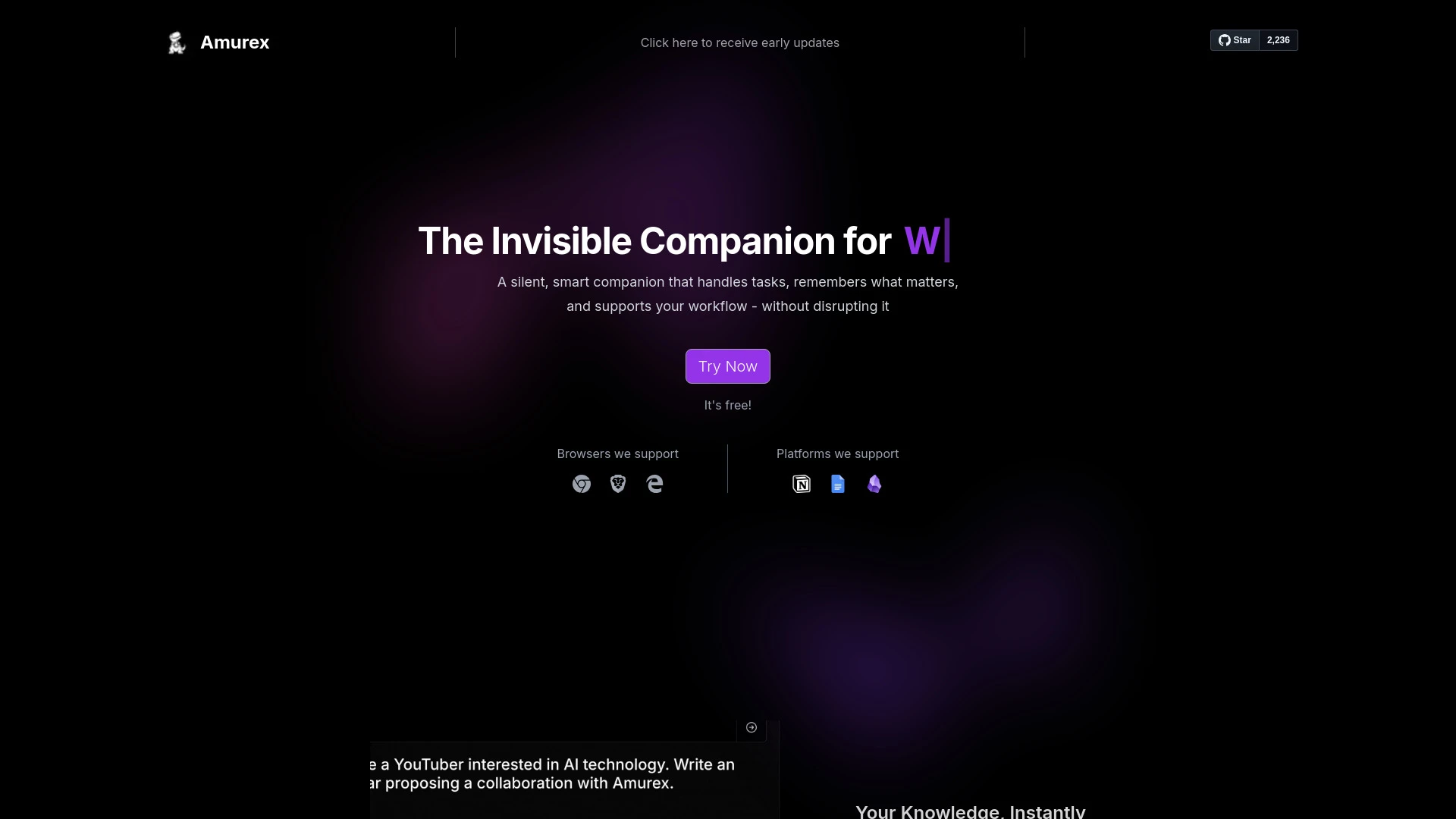 Amurex - AI Tool Ocean