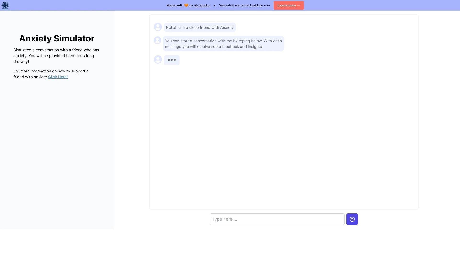 Anxiety Simulator - AI Tool Ocean