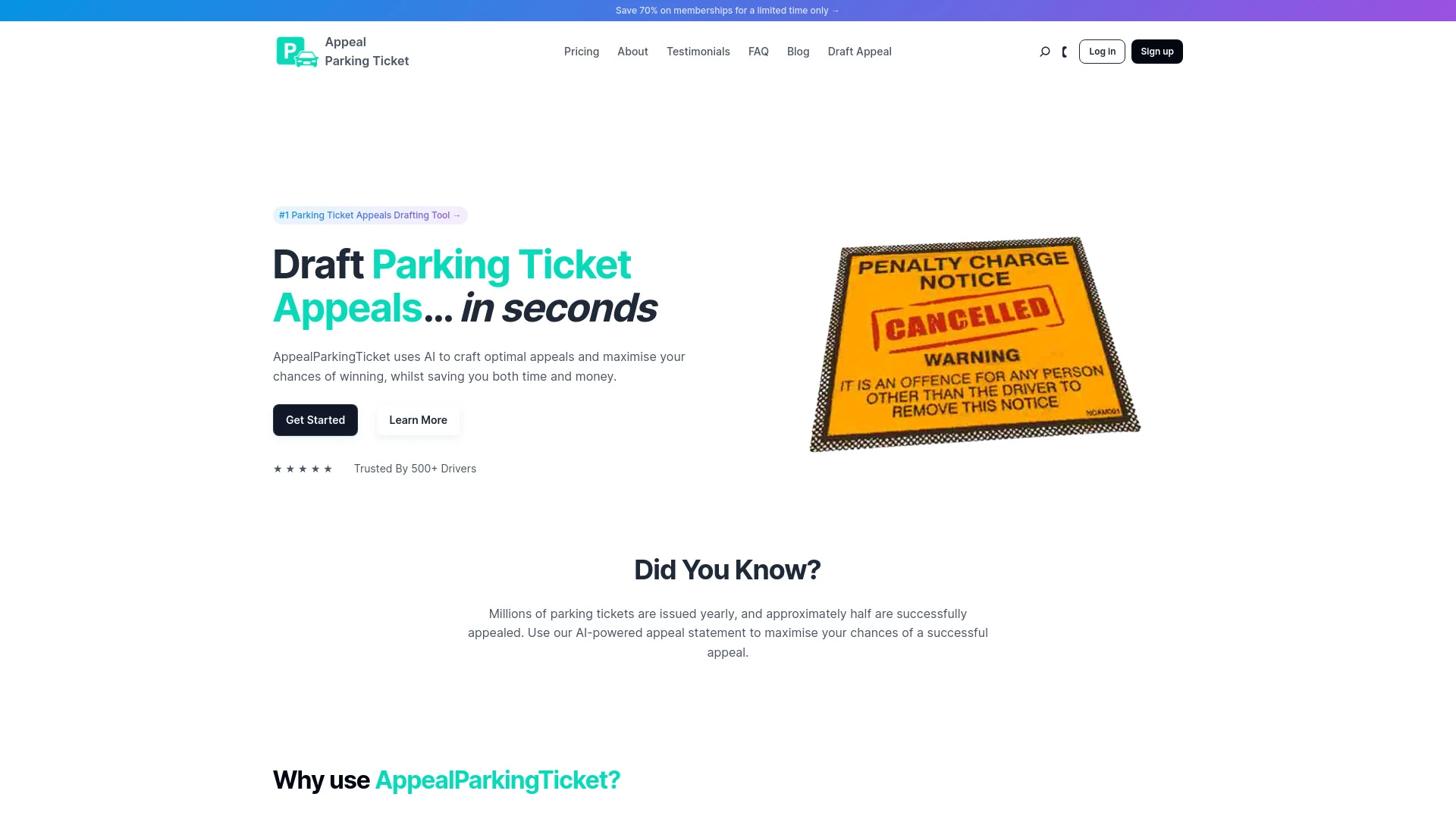 AppealParkingTicket - AI Tool Ocean