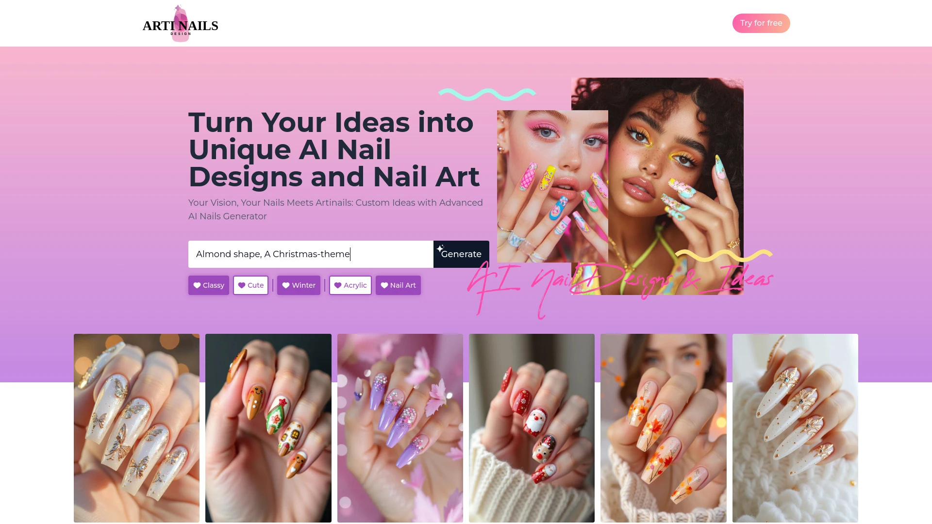Artinails - AI Tool Ocean