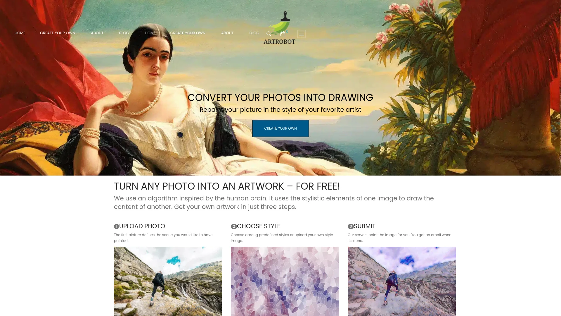 ARTROBOT - AI Tool Ocean