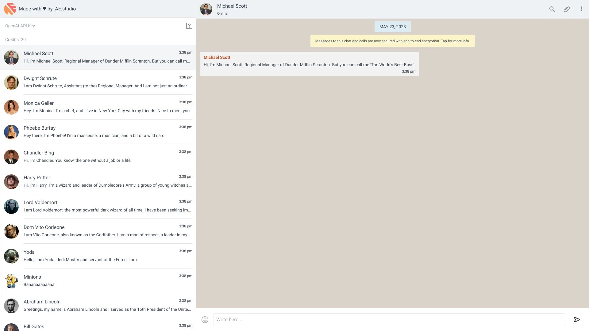 Ask Famous People - AI Tool Ocean
