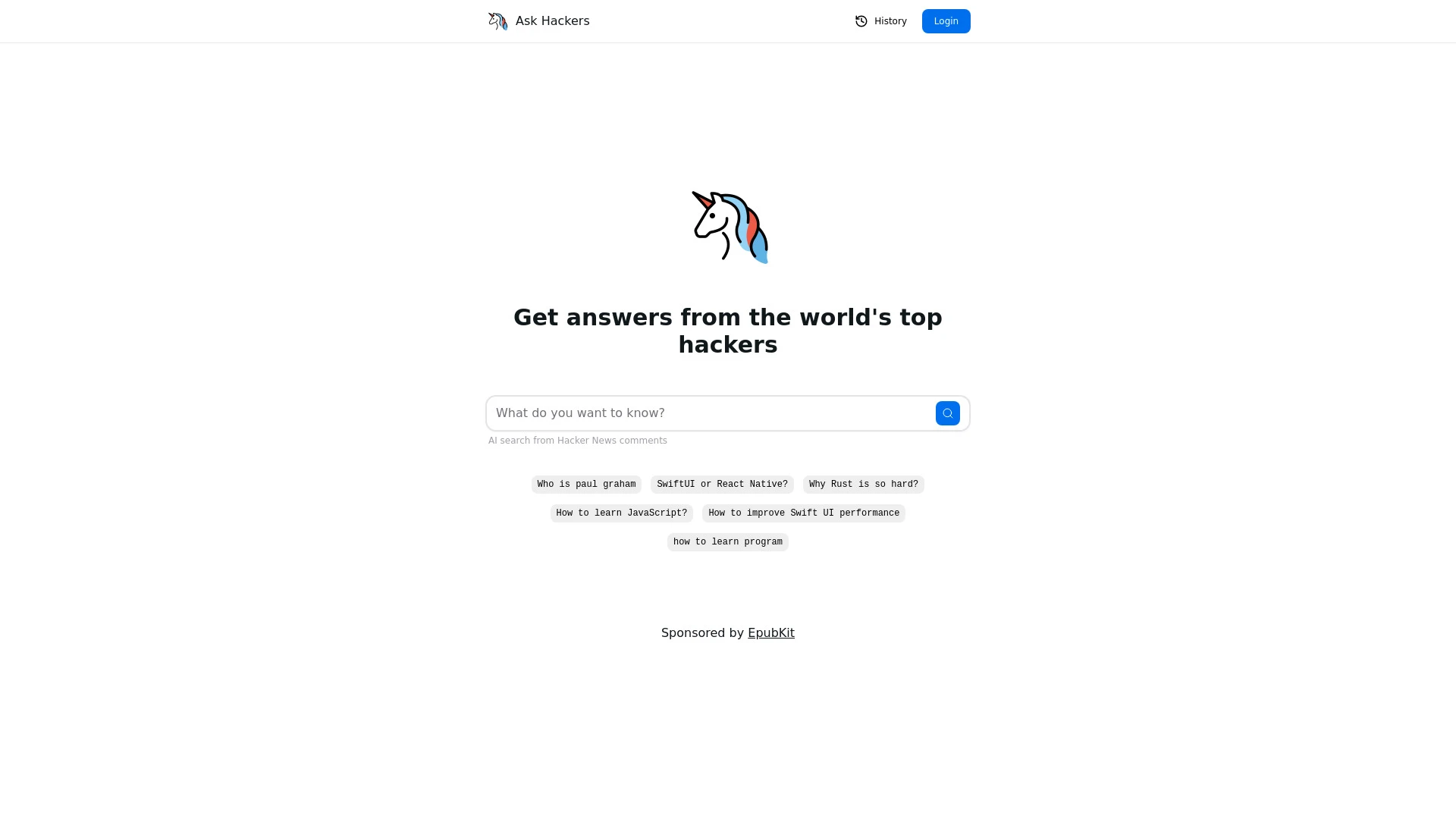 Ask Hackers - AI Tool Ocean