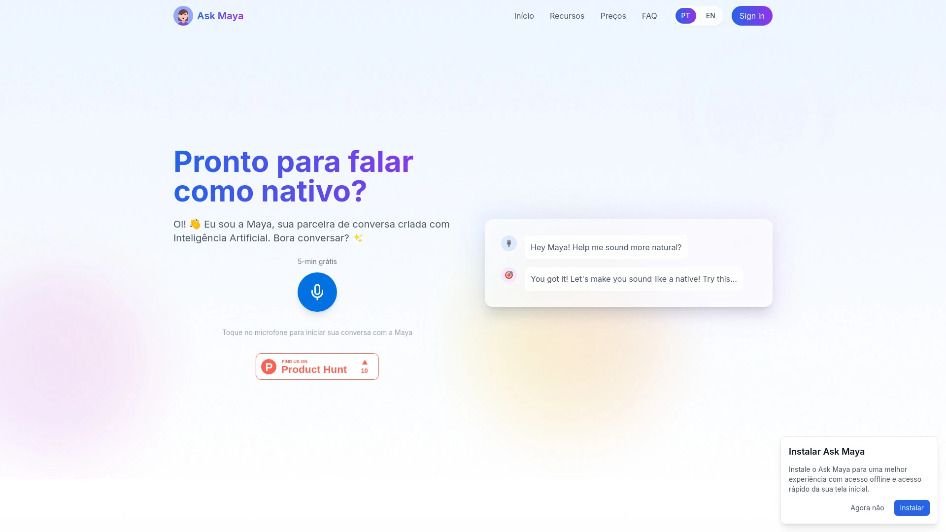 Ask Maya - AI Tool Ocean