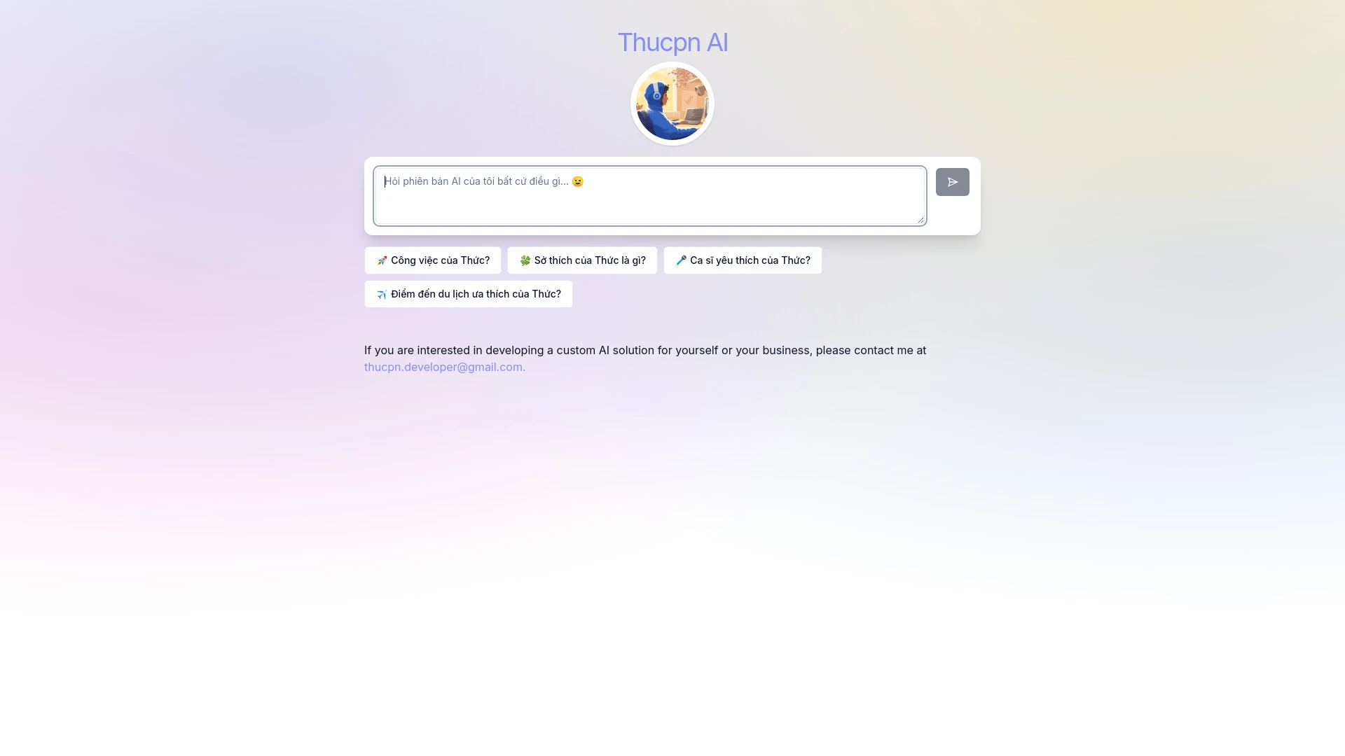 Ask My AI - AI Tool Ocean