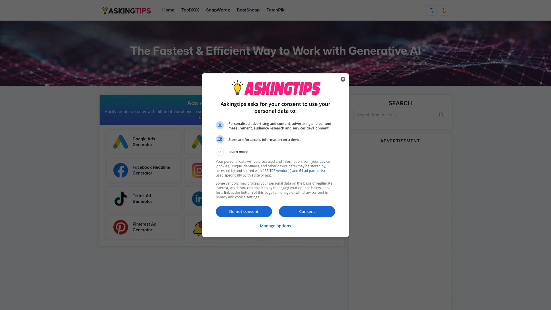 AskingTips - AI Tool Ocean