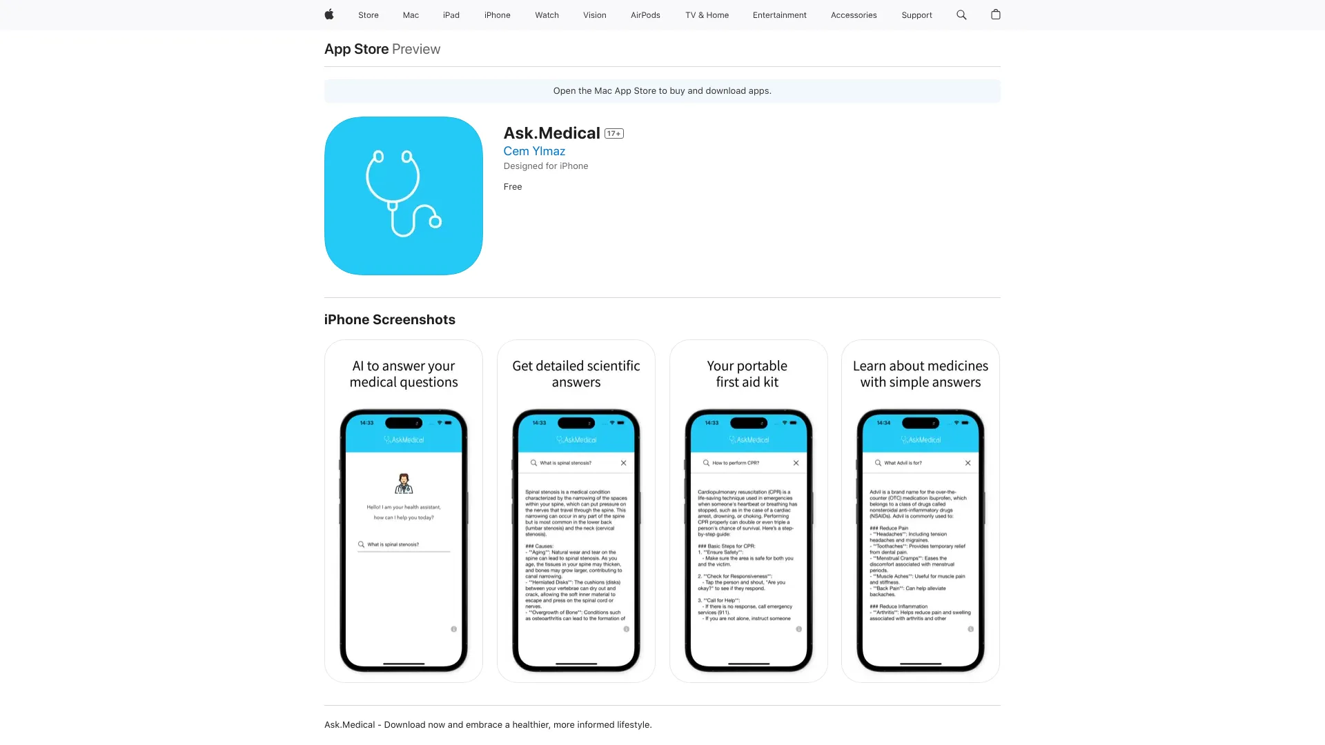 Ask.Medical - AI Tool Ocean