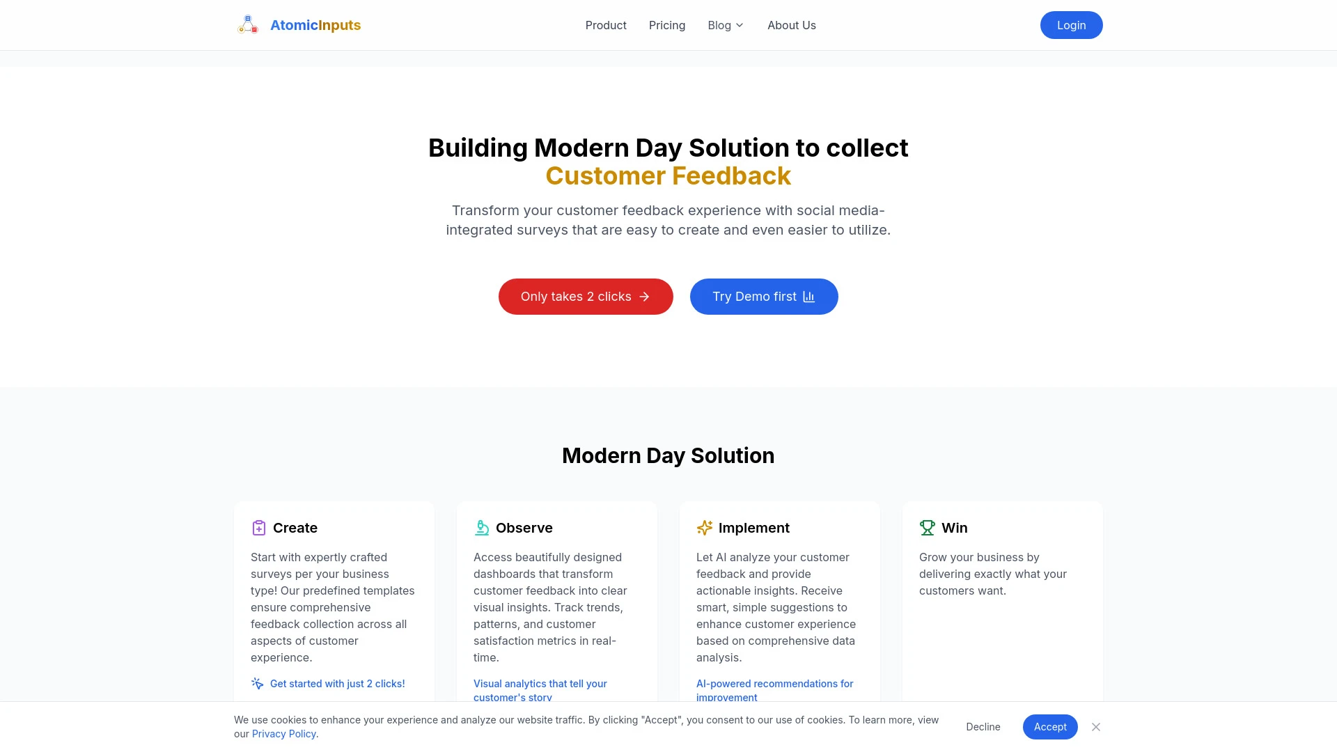 Atomic Inputs - AI Tool Ocean