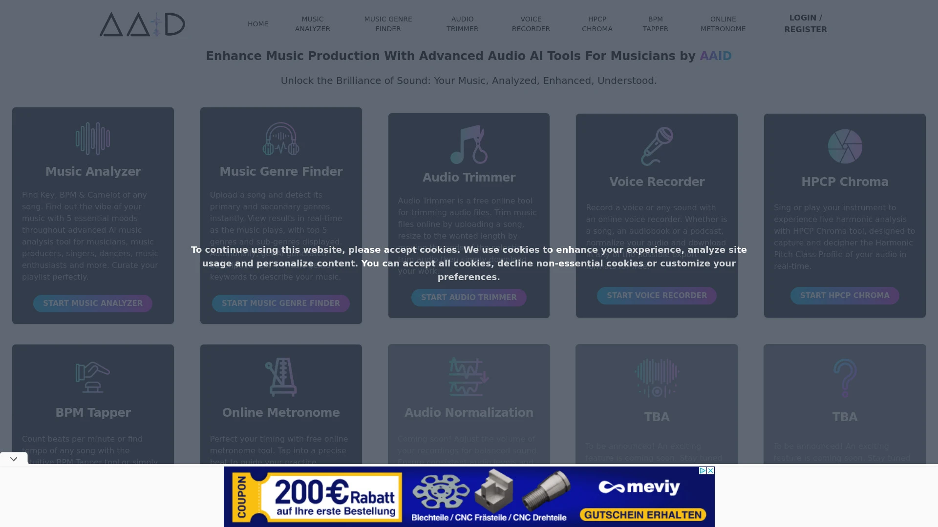 Audio AI Dynamics - AAID - AI Tool Ocean
