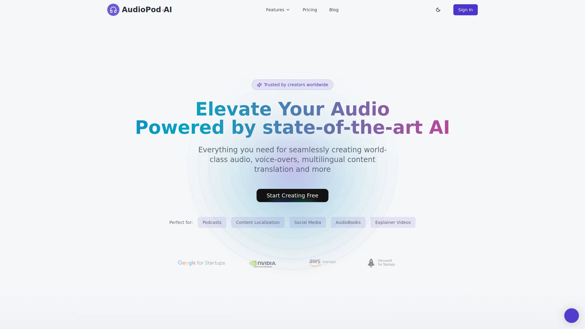 AudioPod AI - AI Tool Ocean