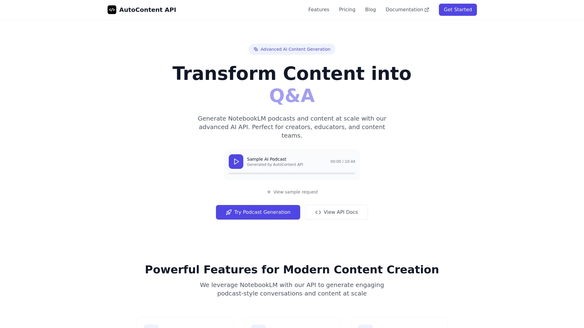 AutoContent API - AI Tool Ocean