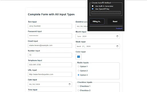 Autofilly - Chrome Extension - AI Tool Ocean