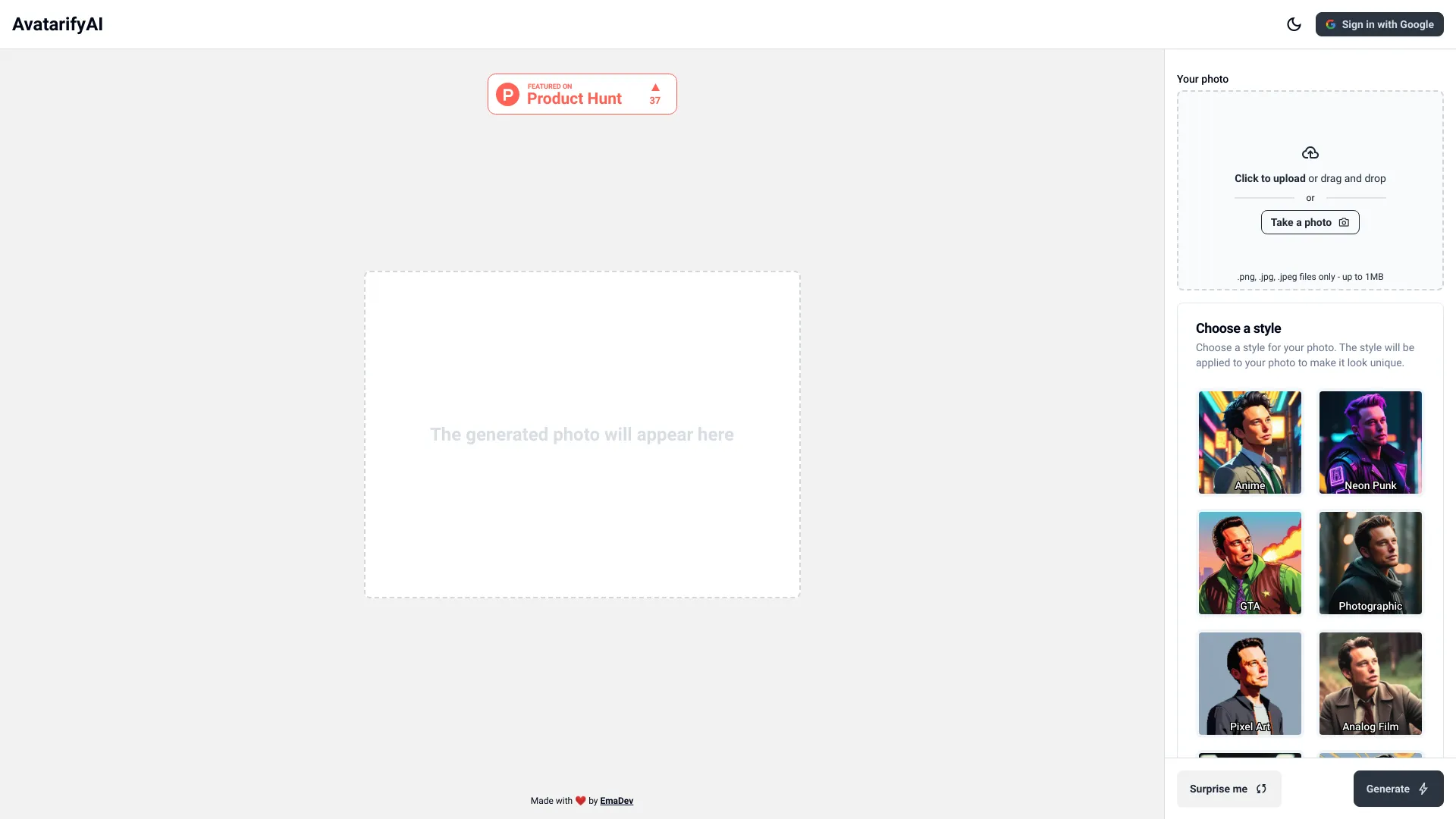 Avatarify AI - AI Tool Ocean