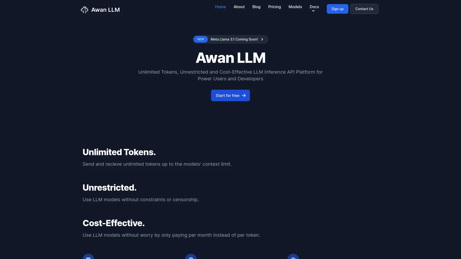 AwanLLM - AI Tool Ocean
