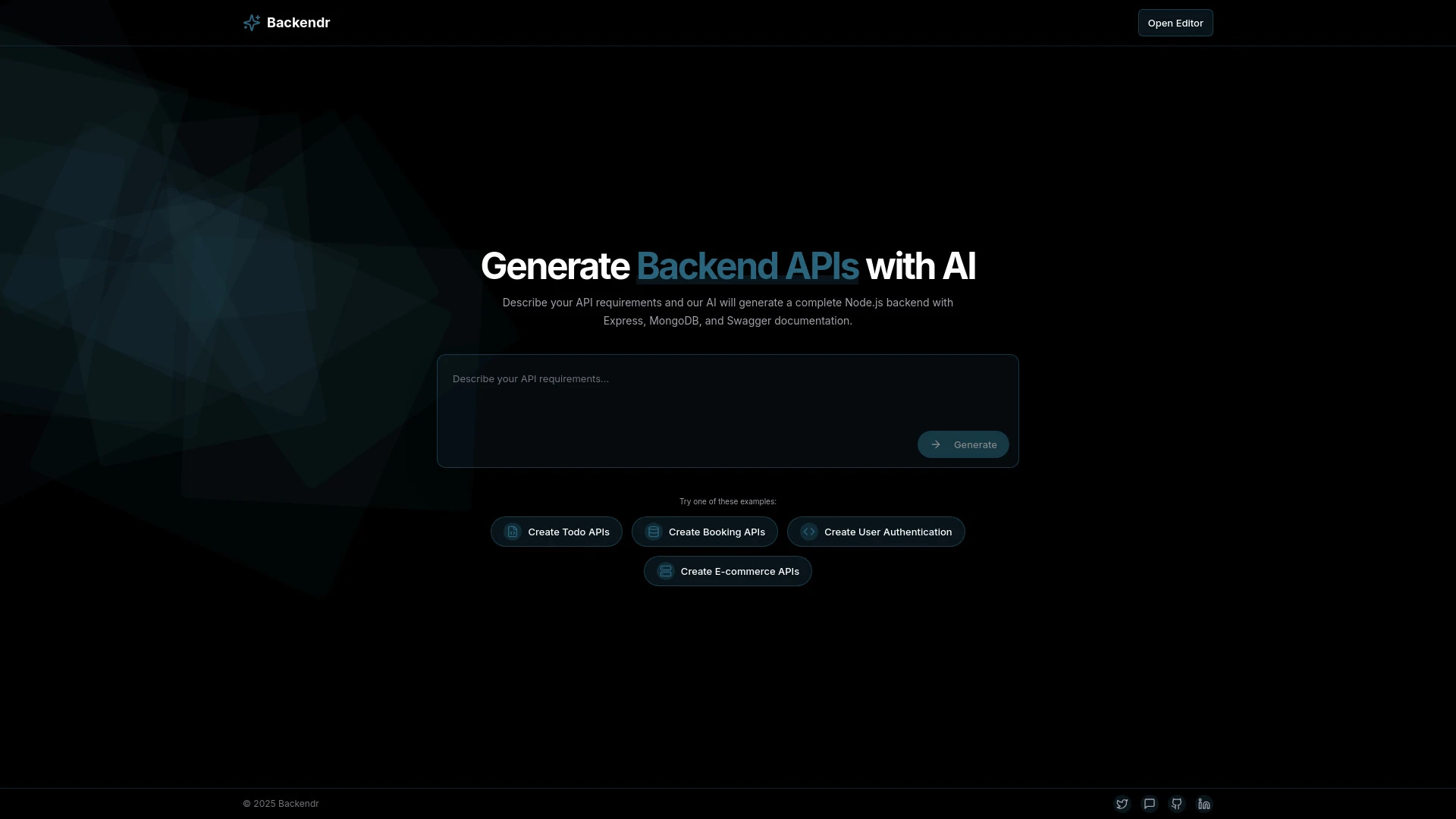 Backendr ai - AI Tool Ocean