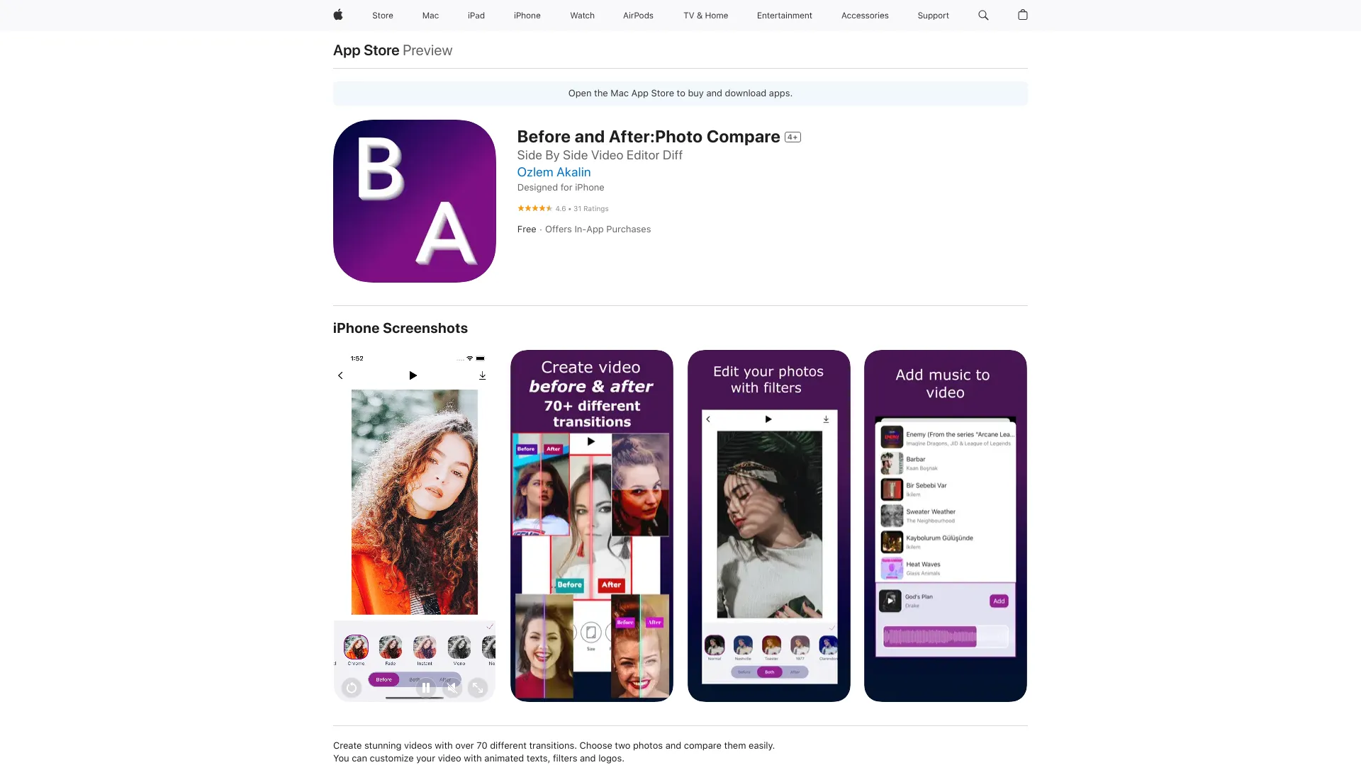 Before and After: Photo Compare - AI Tool Ocean
