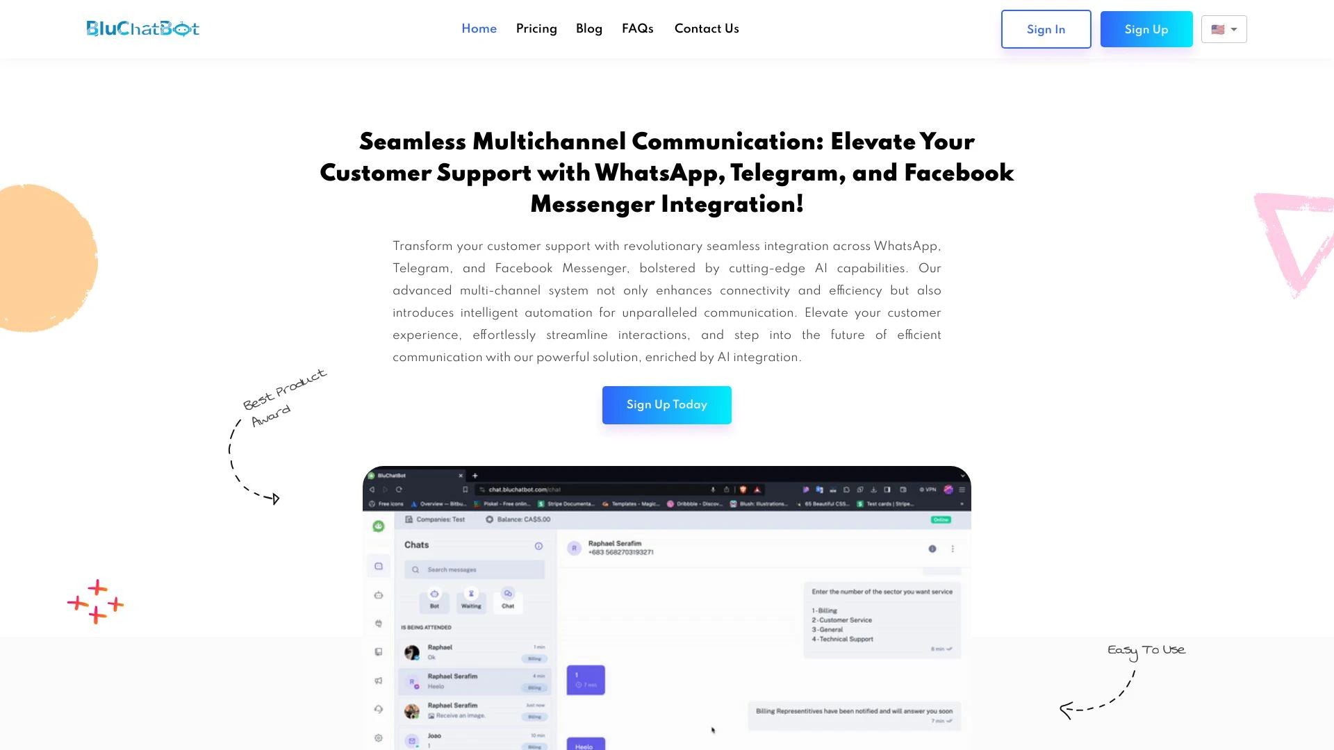 BluChatBot - AI Tool Ocean