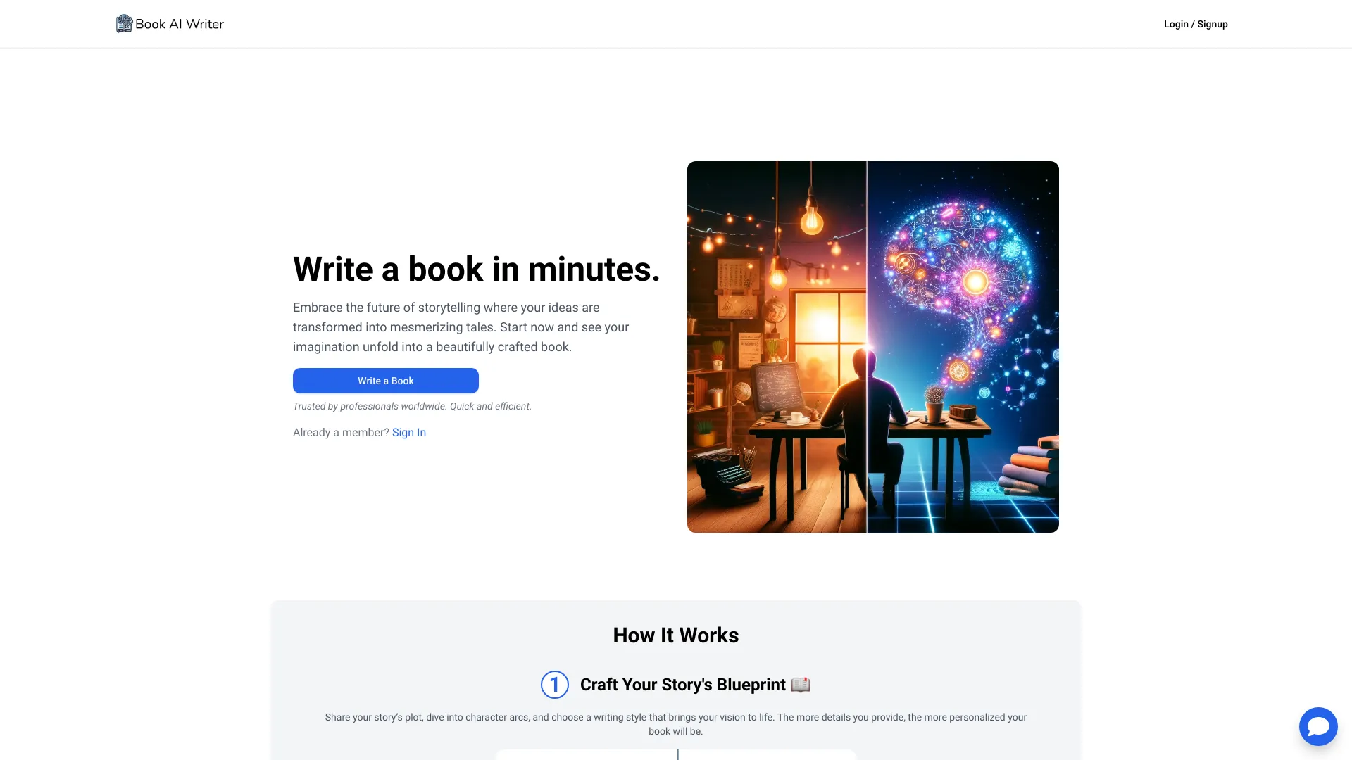 Book AI Writer - AI Tool Ocean