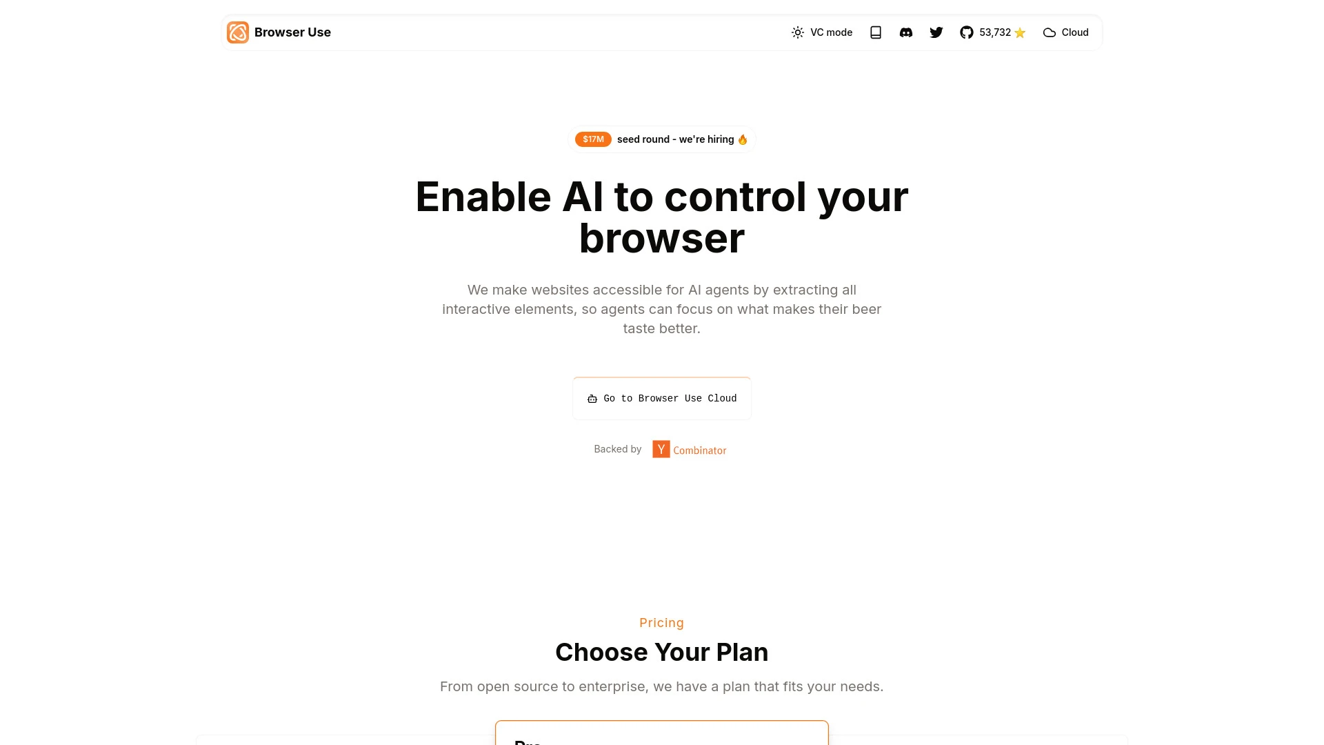 Browser Use - AI Tool Ocean