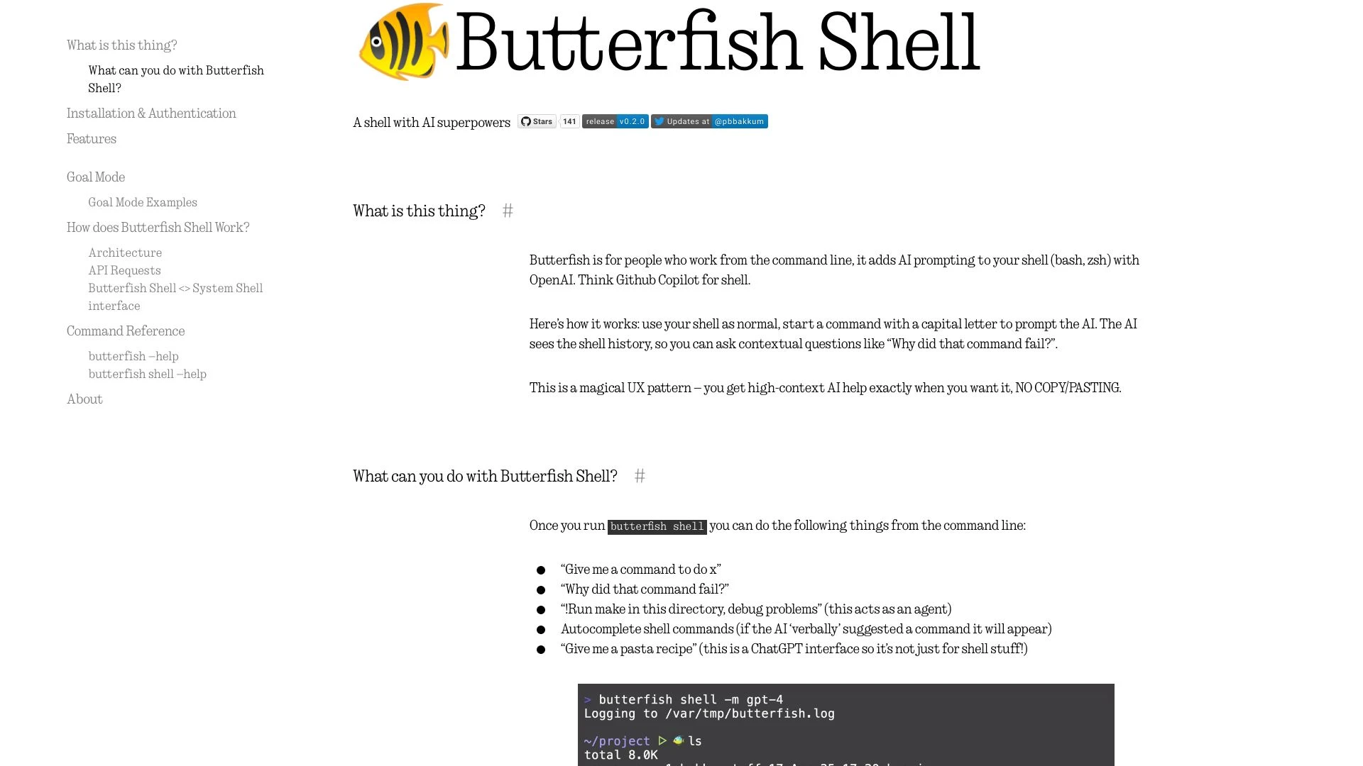Butterfish - AI Tool Ocean