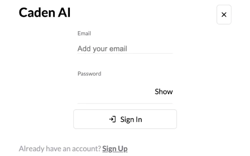 Caden AI - Chrome Extension - AI Tool Ocean