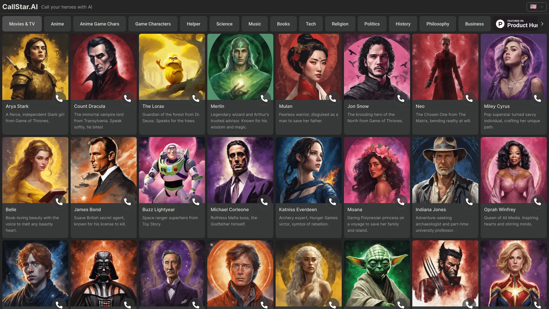 CallStar - AI Tool Ocean