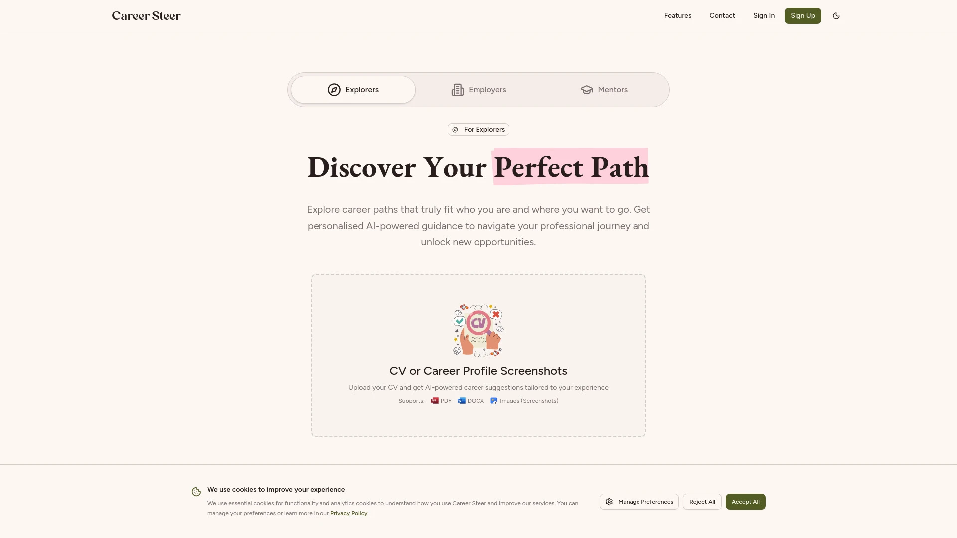 Career Steer - AI Tool Ocean