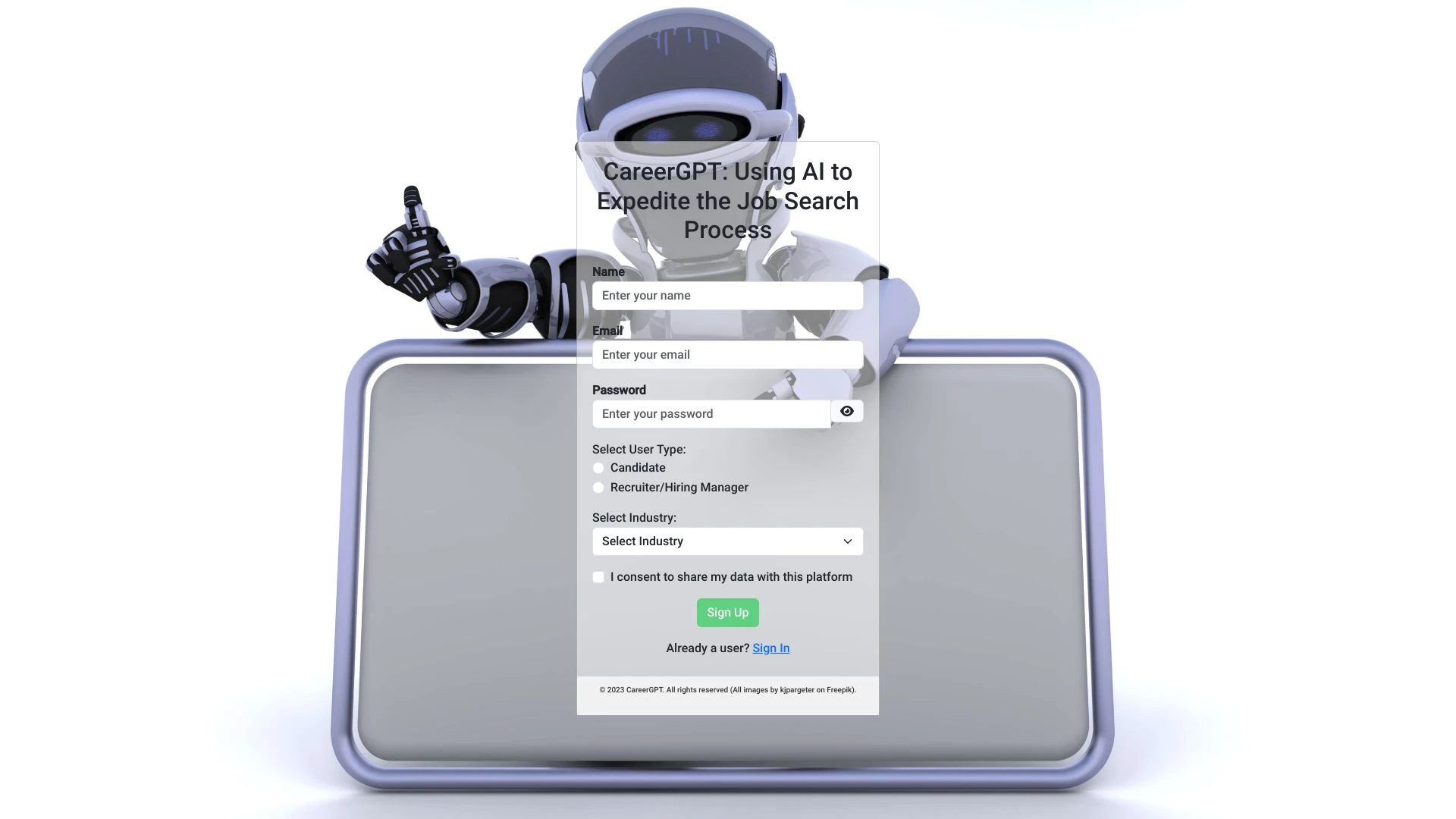 CareerGPT - AI Tool Ocean