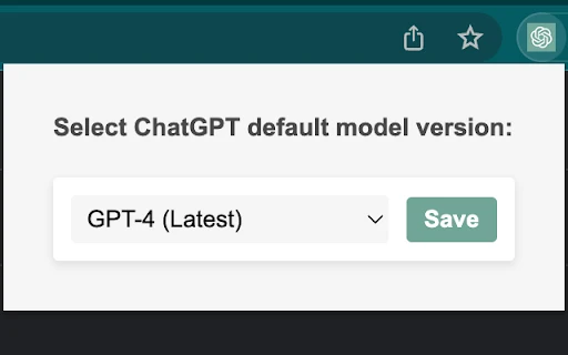 Change the default GPT model version of ChatGPT - Chrome Extension - AI Tool Ocean