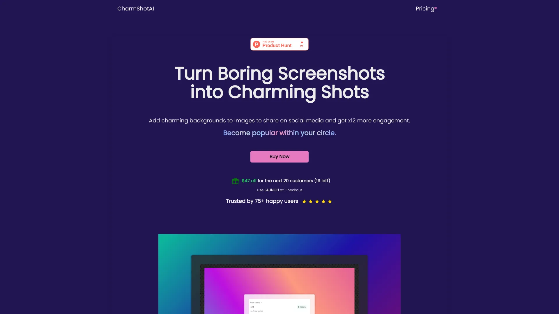 Charm Shot AI - AI Tool Ocean